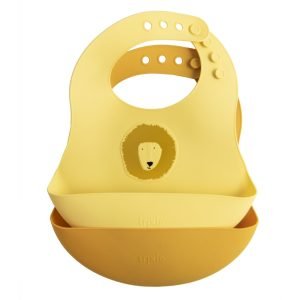 SILICONE BIB 2-PACK - MR. LION