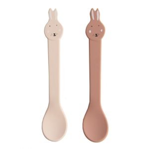 SILICONE SPOON 2-PACK - MRS. RABBIT