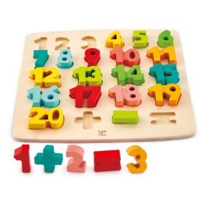 Ξύλινο Παζλ Αριθμοί