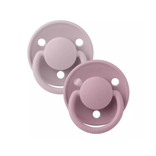 BIBS ΠΙΠΙΛΕΣ DE LUX 2 PACK SILICONE ONESIZE DUSTY LILAC/ HEATHER