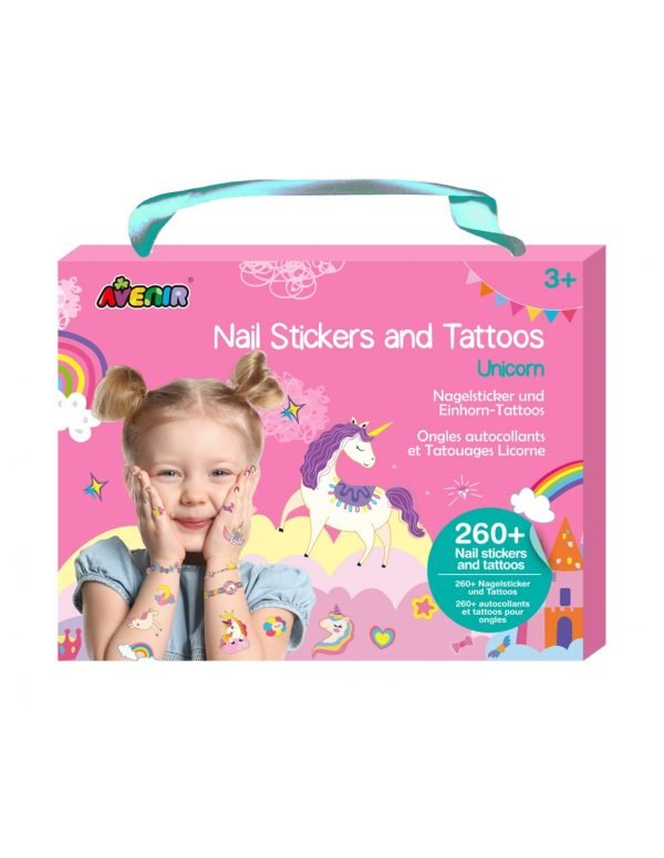 NAIL STICKER & TATTOOS - UNICORNS