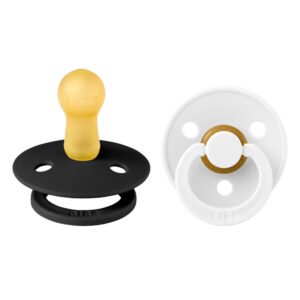 BIBS ΠΙΠΙΛΕΣ COLOUR-2 PACK- BLACK/WHITE No 2