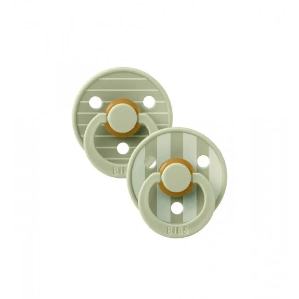 BIBS ΠΙΠΙΛΕΣ ΚΑΟΥΤΣΟΥΚ STUDIO COLOUR 0-6Μ 2 TMX PIN SAGE MIX