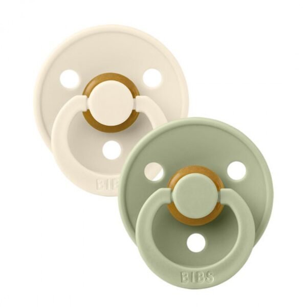 Bibs Πιπίλες Καουτσούκ Σετ 2τμχ Ivory-Sage 6-18m Bibs