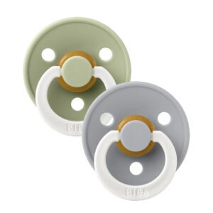 Bibs Πιπίλες Καουτσούκ Σετ 2τμχ Sage-Cloud Glow 6-18m