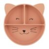 SILICONE DIVIDED SUCTION PLATE - MRS. CAT