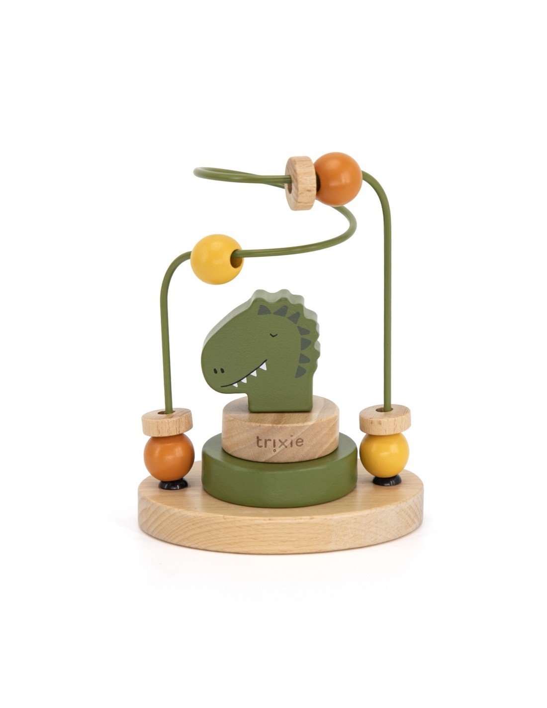 WOODEN BEADS MAZE - MR. DINO