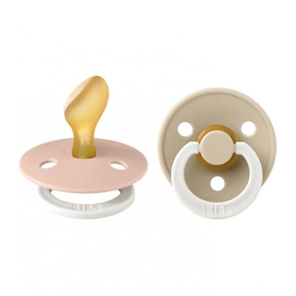 Πιπίλες Καουτσούκ Σετ 2τμχ Anatomical Glow Blush-Vanilla 0-6m Bibs