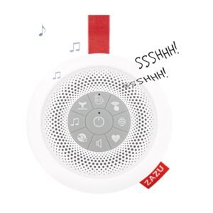 SUZY Φορητή Συσκευή Ύπνου με ήχο σσσςςςς, Χτύπο Καρδιάς & 6 Λευκούς ήχους ZAZU Σούζυ