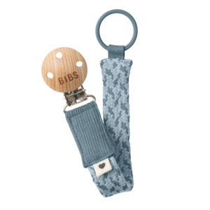 ΚΛΙΠ ΠΙΠΙΛΑΣ BIBS PACI BRAID PETROL/BABY BLUE