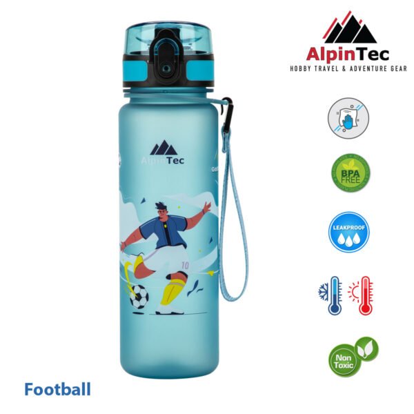 AlpinTec Παγούρι Ποδόσφαιρο Μπλέ 500ml
