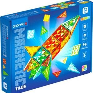 Geomag Magnetic Tiles Gems Rocket 32pcs
