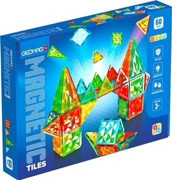 Geomag Magnetic Tiles Gems 60pcs