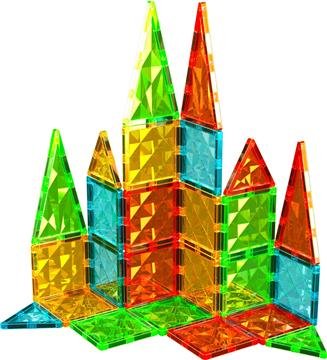 Geomag Magnetic Tiles Gems 60pcs - Image 3
