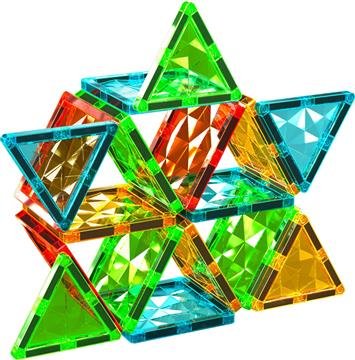 Geomag Magnetic Tiles Gems 60pcs - Image 7