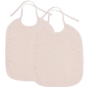 Meyco Σετ 2 Βαμβακερές Σαλιάρες Soft Pink