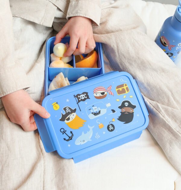 A little lovely company: Δοχείο φαγητού Bento με χωρίσματα- 1,2 L-Pirates