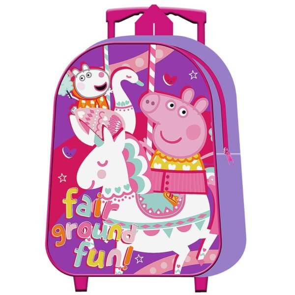Τσάντα Τρόλευ Νηπίου Ανατομική Peppa pig 28cm