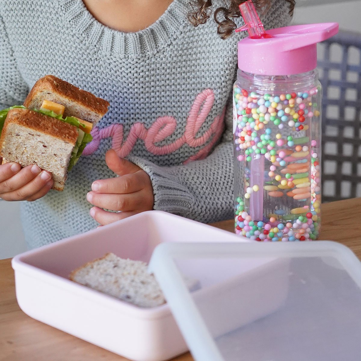 Melii – Παγούρι Foam Balls με Διπλό Toίχωμα Ροζ 300ml - Image 2