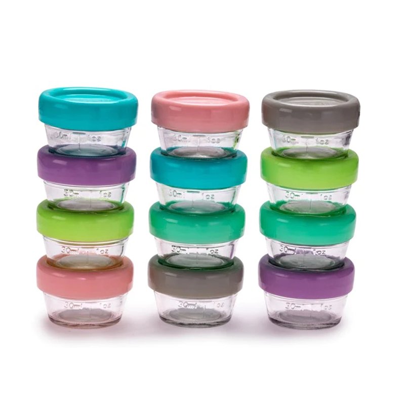 Melii – Γυάλινα δοχέια φαγητού 12τμχ. 59ml