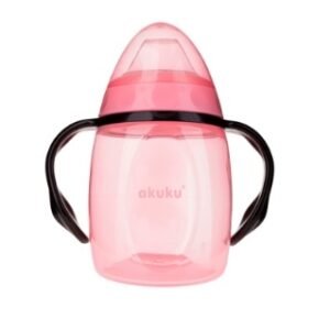 Εκπαιδευτικό Ποτηράκι 280 ml με Χερούλια - Ροζ