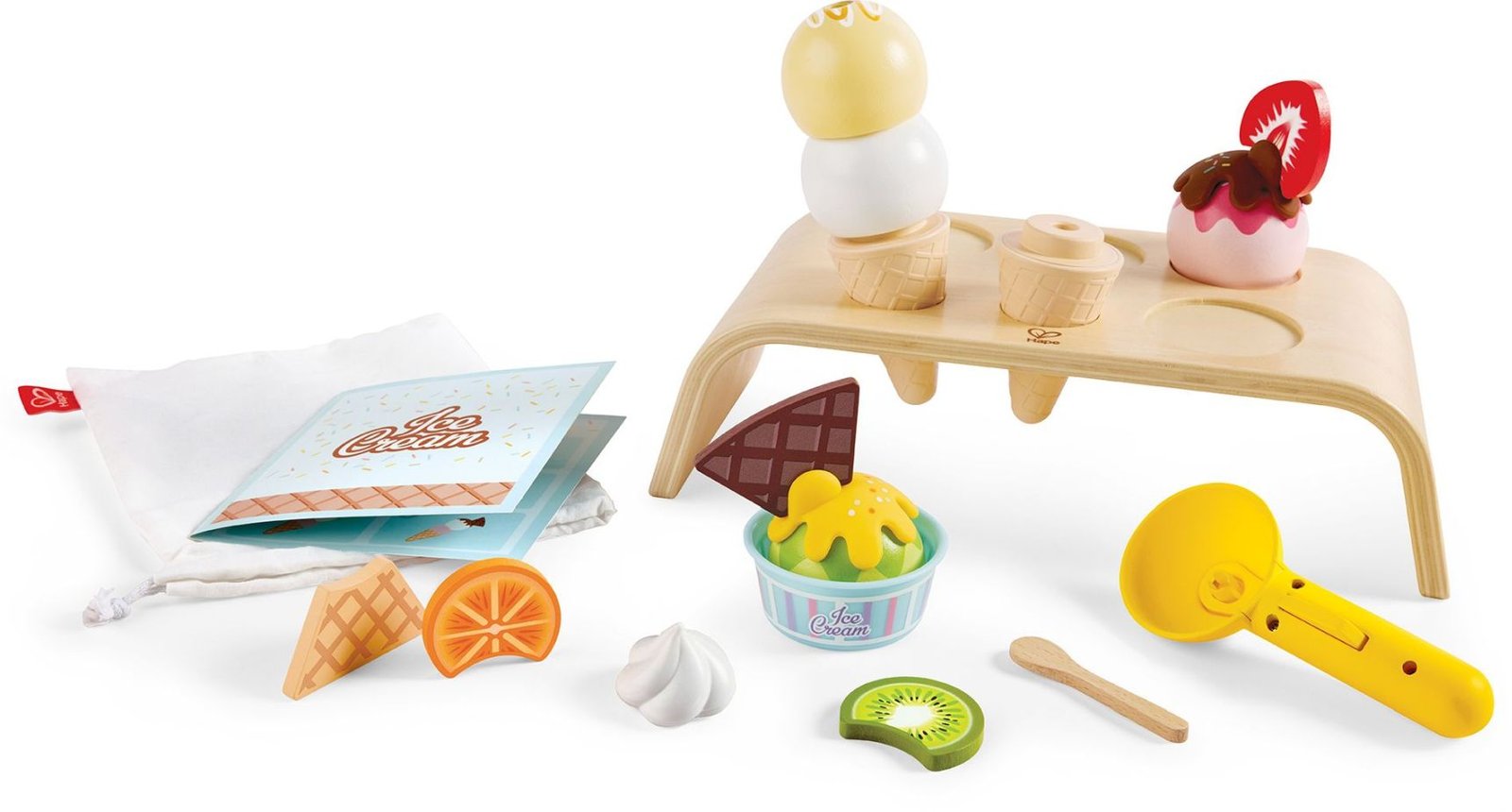 Hape Playfully Delicious Ξύλινο Σετ Παγωτού Creamy Dreamy (E3217A) - Image 2