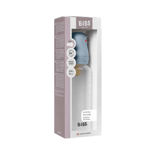 BIBS ΠΛΑΣΤΙΚΟ ΜΠΙΜΠΕΡΟ 270ml – ΣΙΛΙΚΟΝΗ – BABY BLUE - Image 2