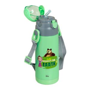 Alternative view of Kids Thermos 'Masha -Respect Earth' 400ML (mint)