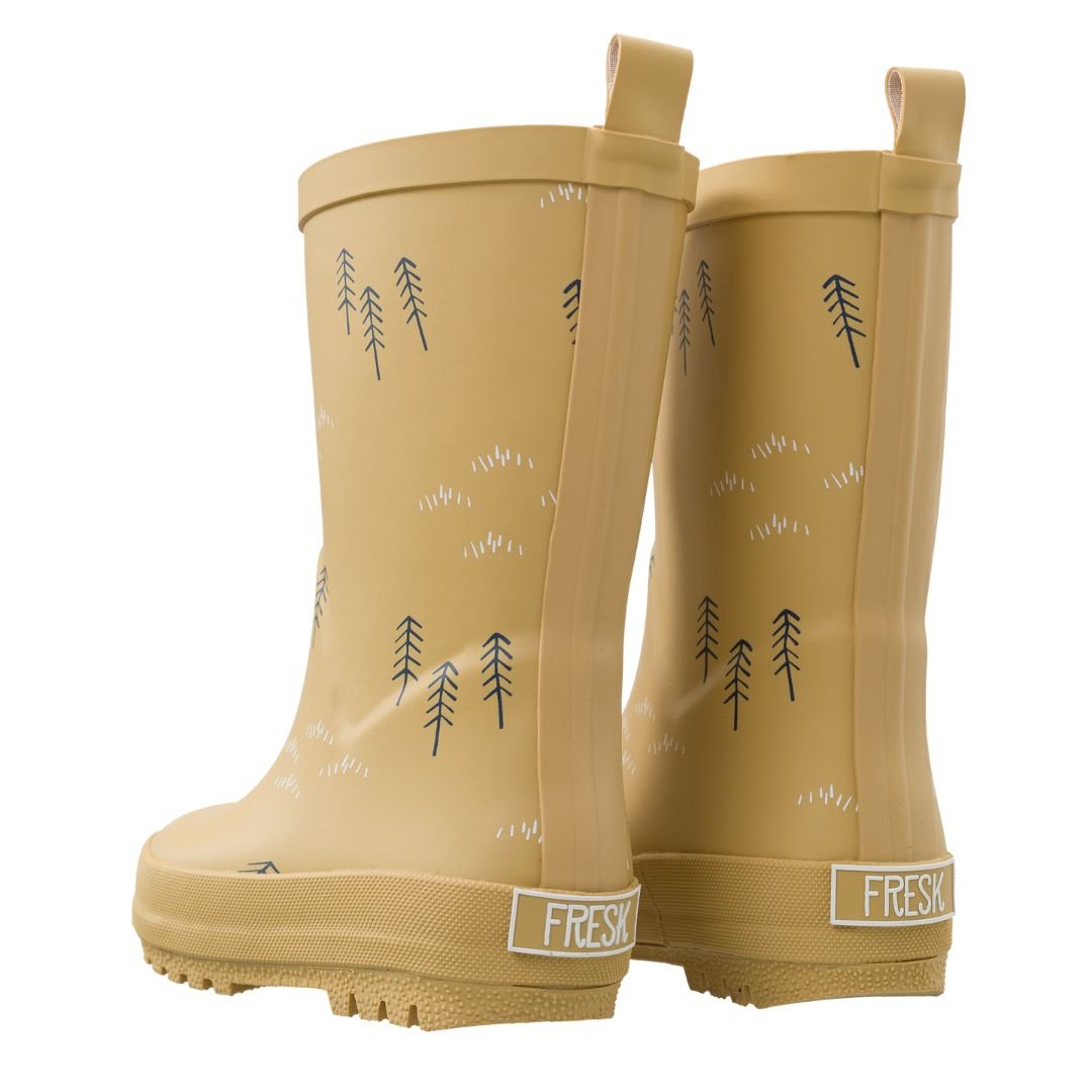 Fresk: Παιδικές Γαλότσες από 100% φυσικό καουτσούκ - Wood spruce yellow - Image 3
