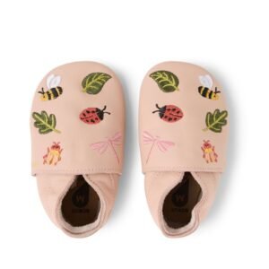 Bobux: Βρεφικά παπούτσια Soft sole - Bugtopia-Cameo Rose (9-15μηνών)