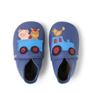 Bobux: Βρεφικά παπούτσια Soft sole - Rusty Ride-Blue Indigo (9-15μηνών)