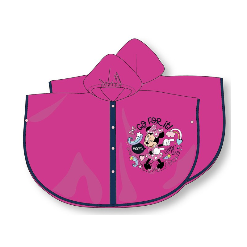 Safta: πόντσο βροχής - MINNIE MOUSE με επιλογές μεγέθους