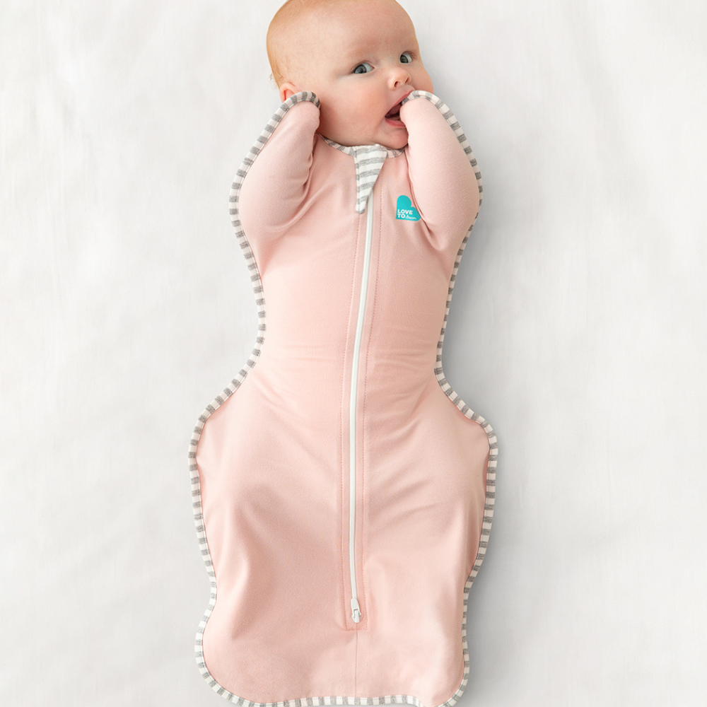 Υπνόσακος LoveToDream – Swaddle UP Original 1.0tog – Dusty Pink – 3.5-6kg – Small - Image 2