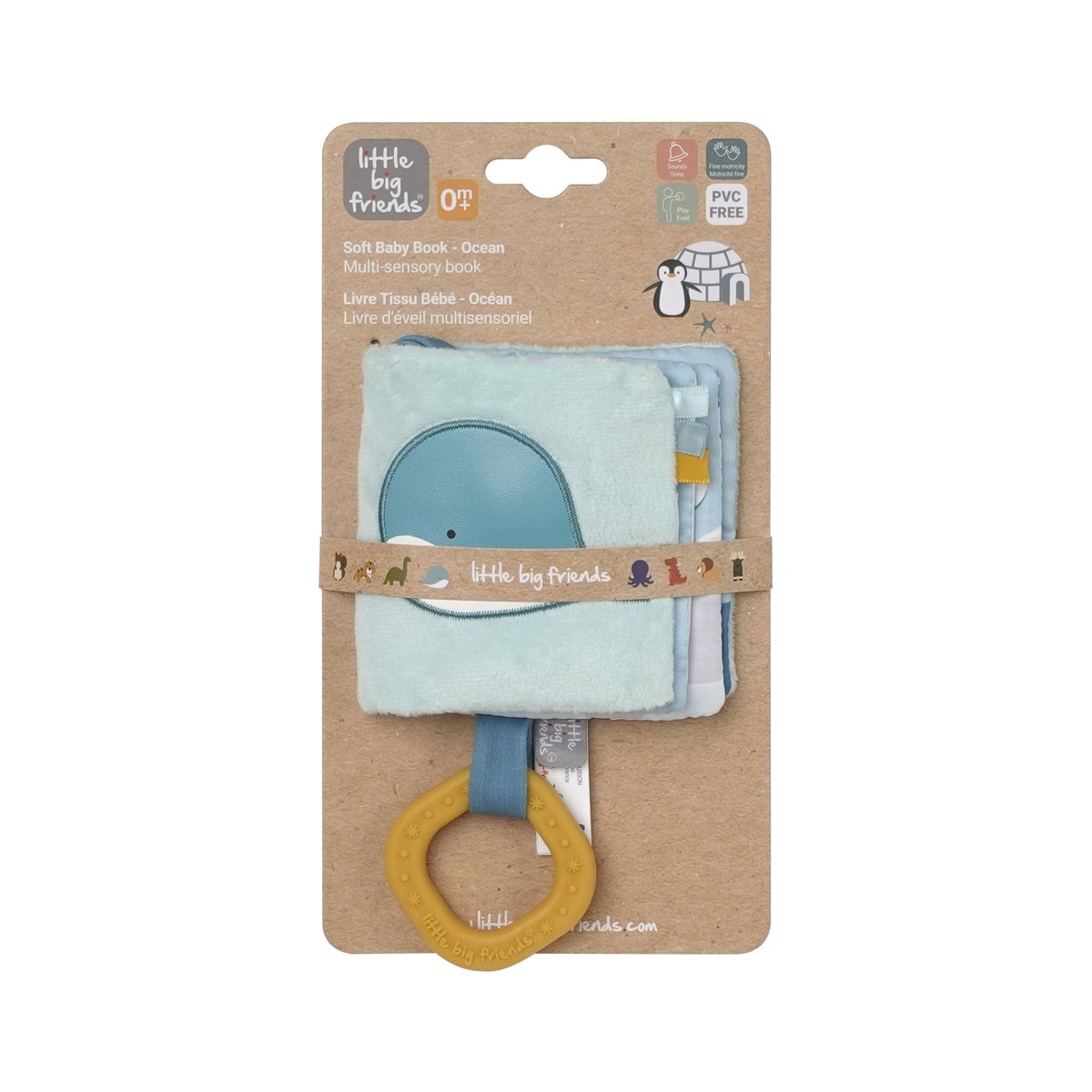 Μαλακό Διαδραστικό Βιβλιαράκι για Βρέφη Ocean