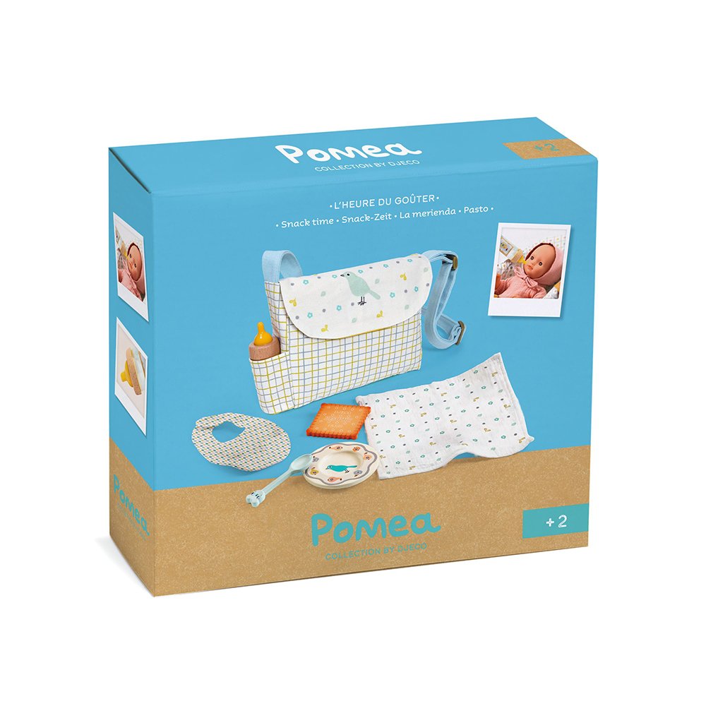 Djeco αξεσουάρ για κούκλα τσάντα με σετ φαγητού - Image 4