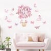Sipo Wall sticker pink butterflies
