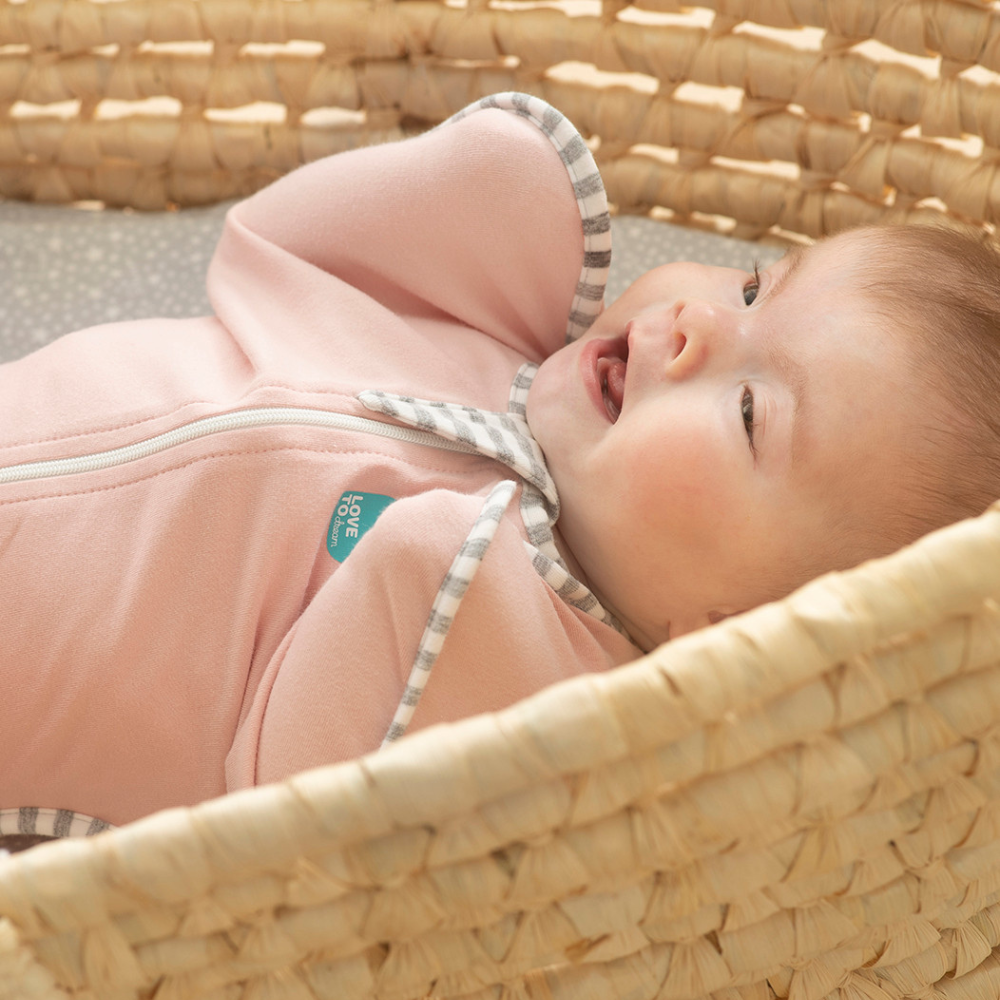 Υπνόσακος LoveToDream – Swaddle UP Original 1.0tog – Dusty Pink – 3.5-6kg – Small - Image 5