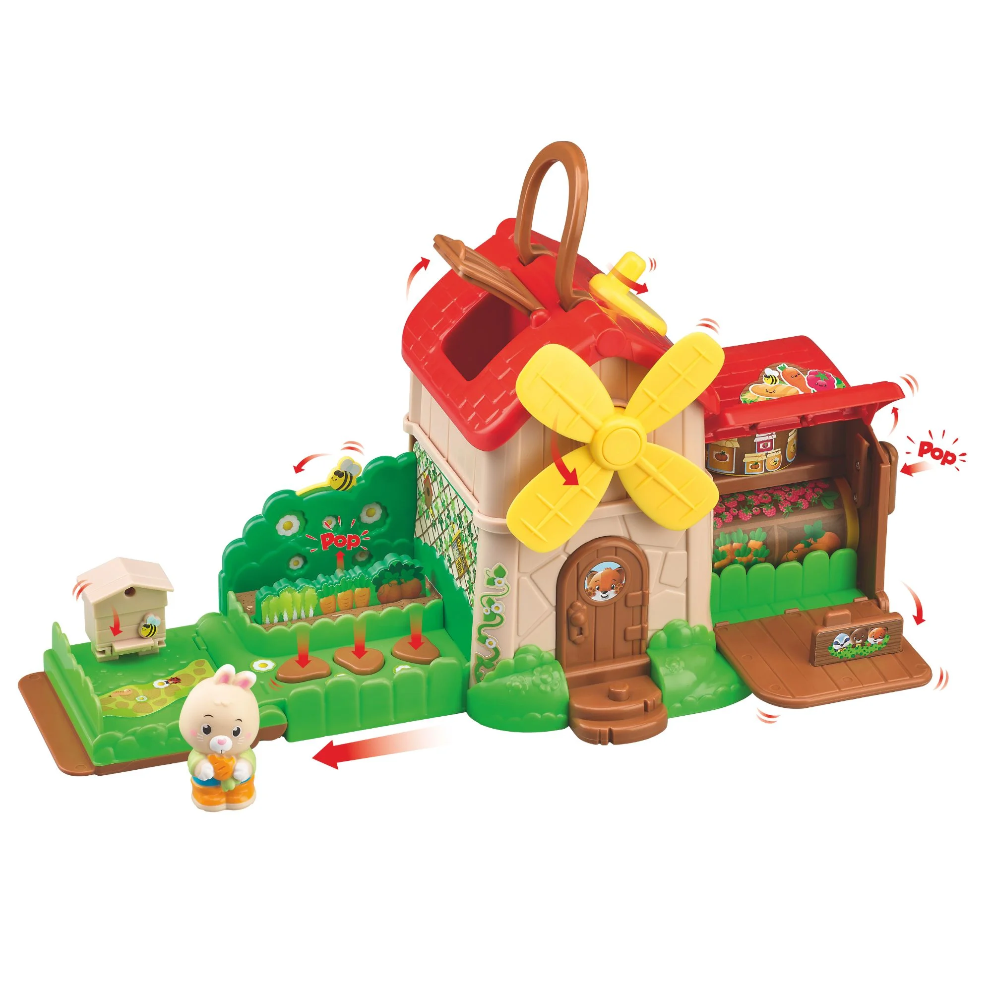 Klorofil: Ο κήπος της Klorofil με τον μύλο-Εκπαιδευτικό παιχνίδι με 1 limited χαρακτήρα και 2 αξεσουαρ