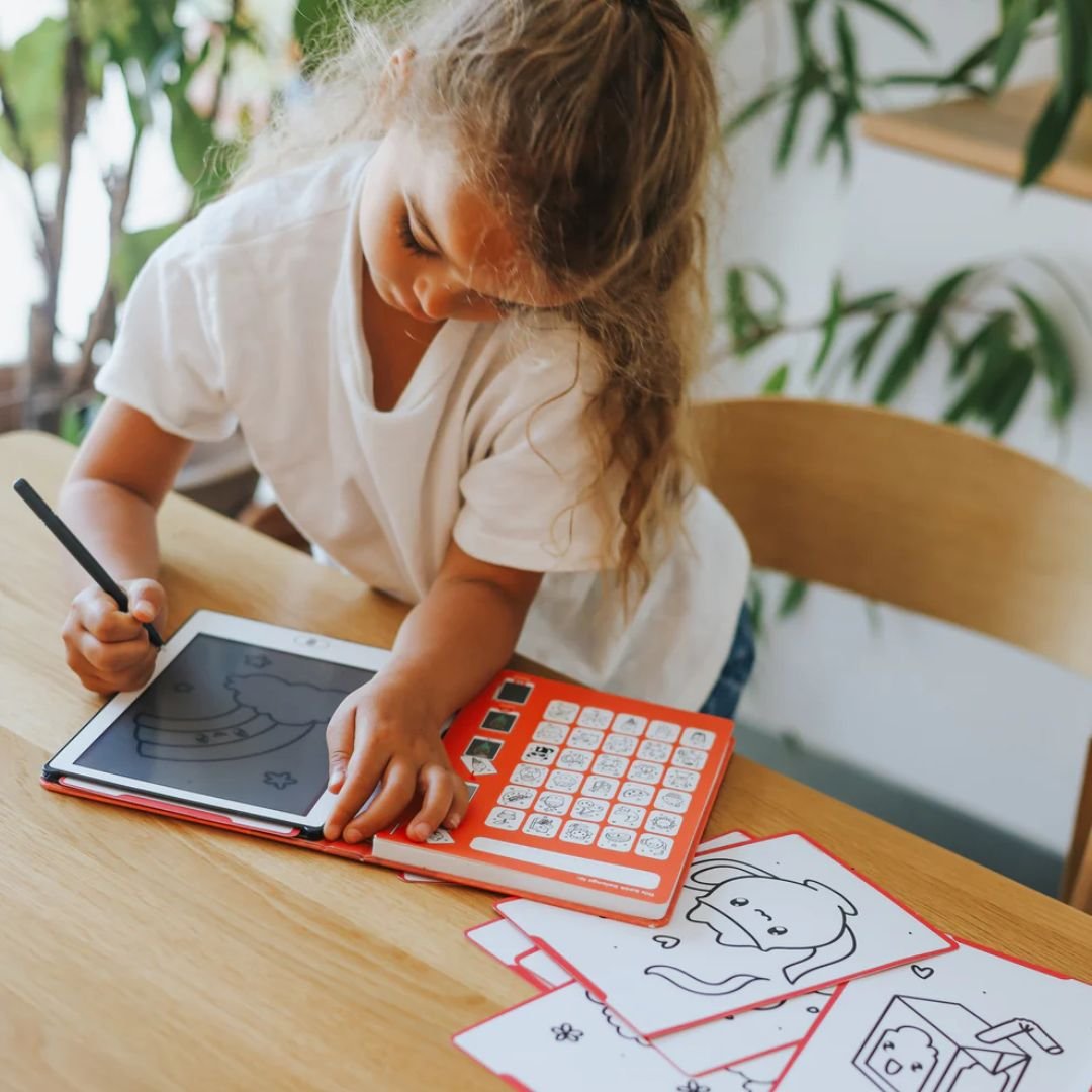 KIDYWOLF: Tablet ζωγραφικής με οθόνη LCD (30 κάρτες)- Kawai - Image 8