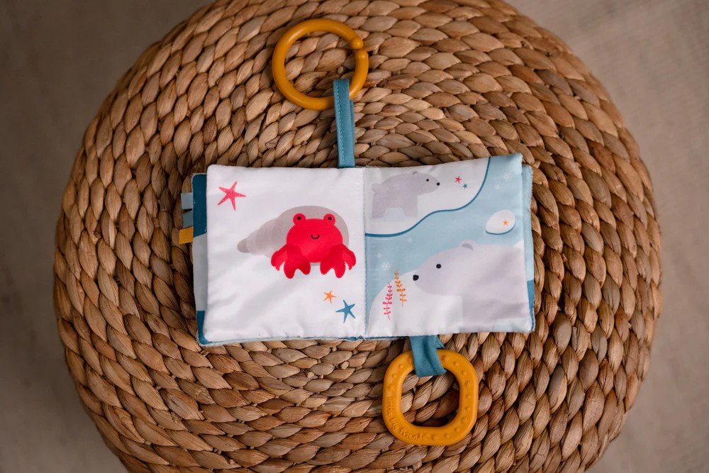 Μαλακό Διαδραστικό Βιβλιαράκι για Βρέφη Ocean - Image 2