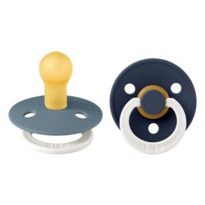 BIBS ΣΕΤ ΠΙΠΙΛΕΣ 2ΤΜΧ – COLOUR – PETROL/DEEP SPACE GLOW – ΣΤΡΟΓΓΥΛΗ No1