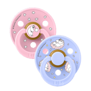 BIBS X MOOMINS COLOUR ΣΕΤ ΠΙΠΙΛΕΣ 2ΤΜΧ – SAILING NORDIC BABY PINK/HUSH MIX – ΣΤΡΟΓΓΥΛΗ No2