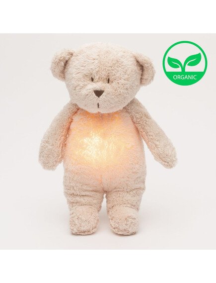 MOONIE 2.0: Επαναφορτιζόμενο βοήθημα ύπνου με ηχογράφηση & αισθητήρα κλάματος – Οργανικό βαμβάκι Rose - Image 4