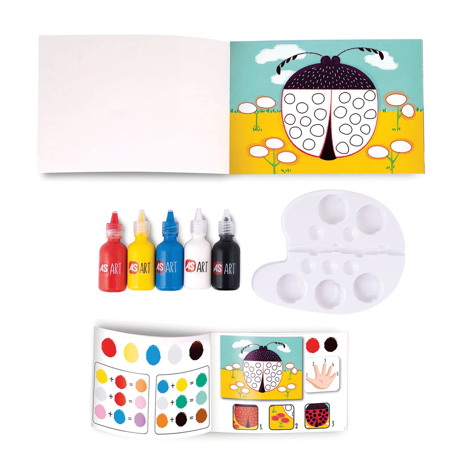 HappiHobbi Art Οι Πρώτες Μου Δαχτυλομπογιές Για 3+ Χρονών - Image 2