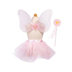Great Pretenders ροζ στολή νεράιδα "Μαργαρίτα" με τουτού, φτερά και ραβδί, 3-6... - Image 5