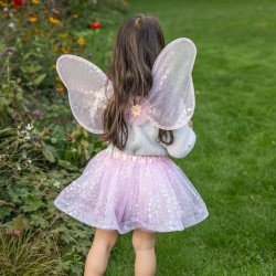 Great Pretenders ροζ στολή νεράιδα "Μαργαρίτα" με τουτού, φτερά και ραβδί, 3-6...