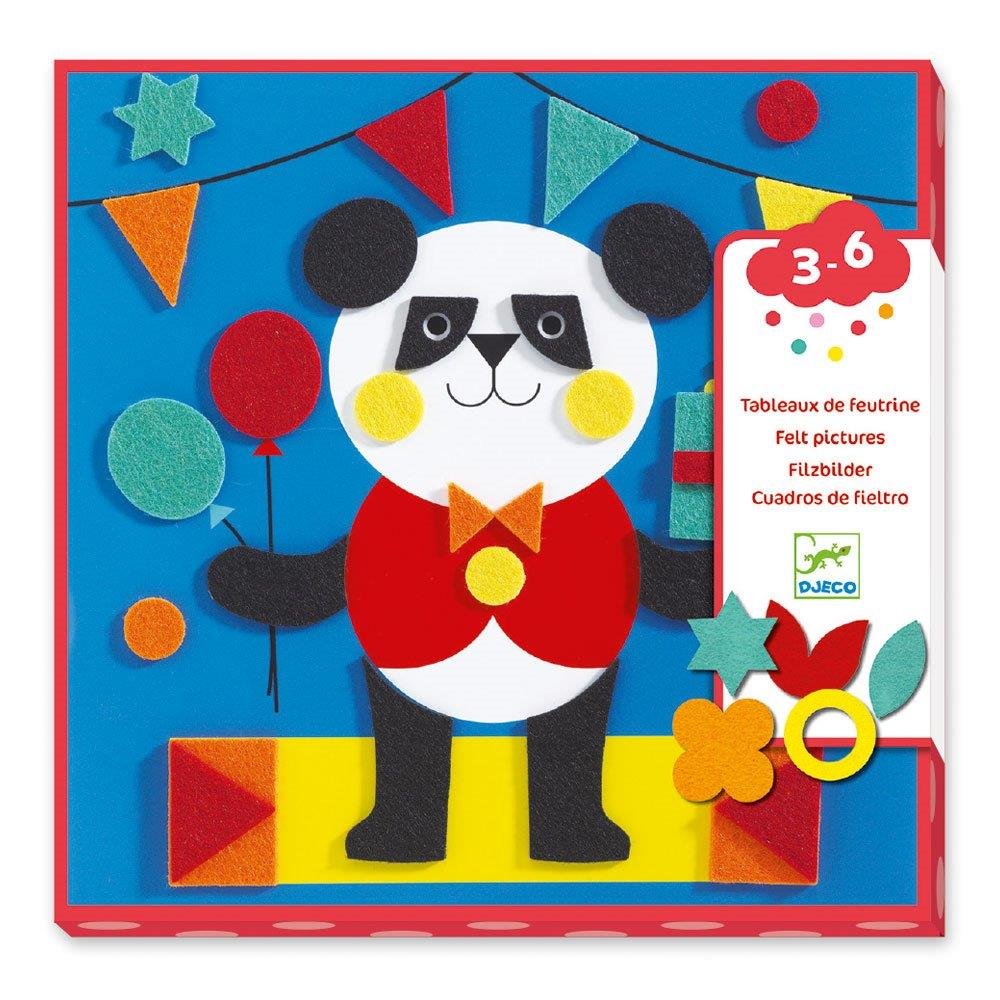 Djeco Κολάζ με αυτοκόλλητα τσόχας "Πάντα"