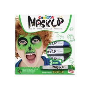 Βαφές Προσώπου 3τεμ Carioca Maskup (Μπλε-Πράσινο-Μαύρο)