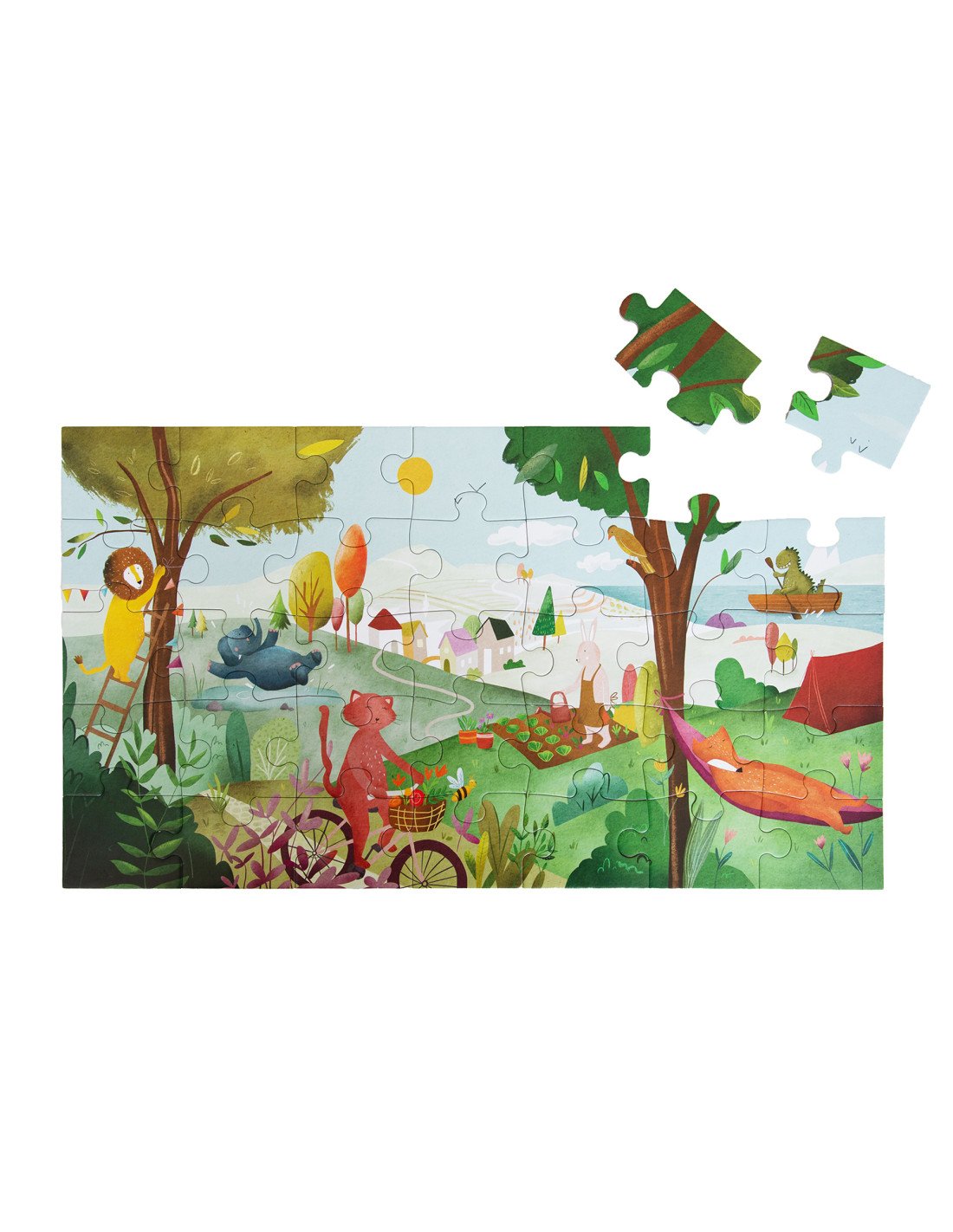 SHAPE PUZZLE - SUMMER DAY - 35 PCS - Image 2