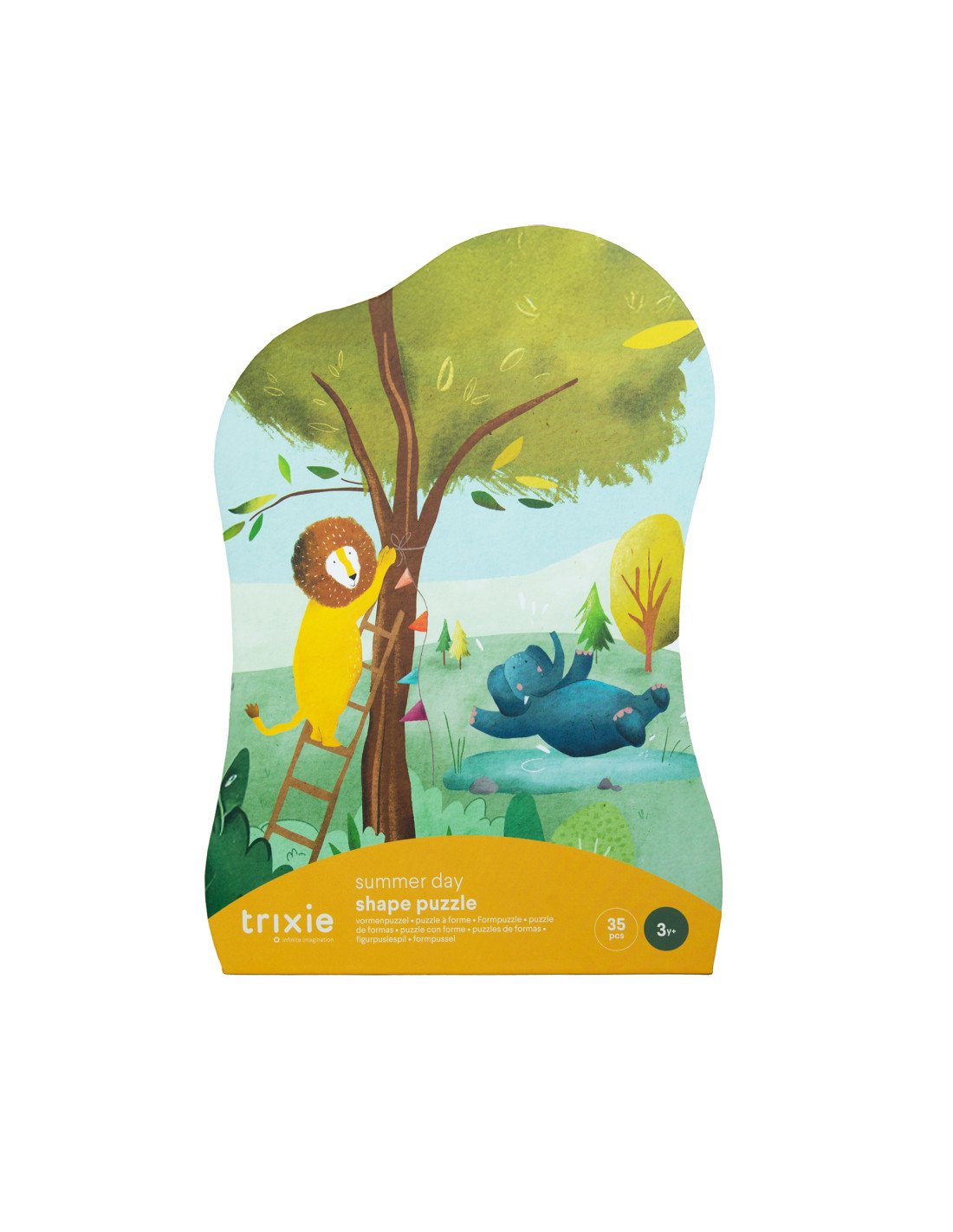 SHAPE PUZZLE - SUMMER DAY - 35 PCS